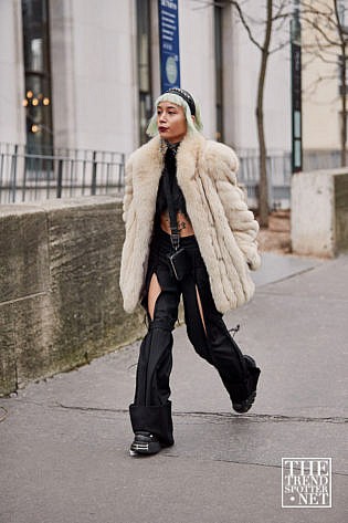 Paris Men's Fashion Week Aw 2019 Street Style Women