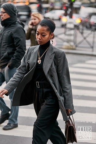 Paris Men's Fashion Week Aw 2019 Street Style Women 34