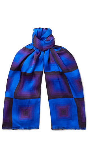 Printed Silk Scarf 1