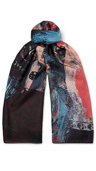 Printed Silk Scarf 3