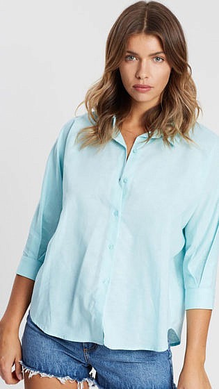 ATMOS Roma Relaxed Linen Blend Shirt