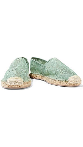 VALENTINO GARAVANI Corded lace espadrilles