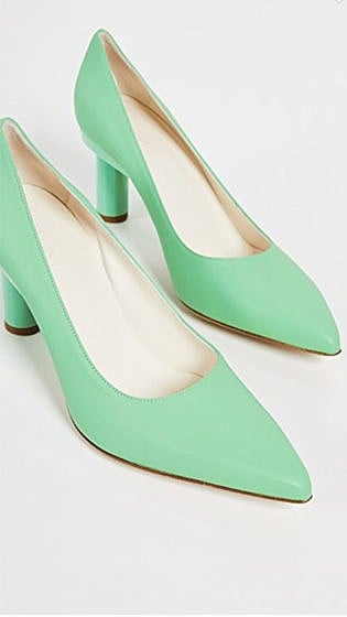 light green colour shoes