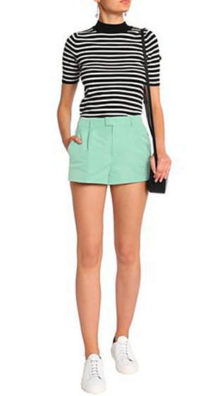 RED VALENTINO Faille shorts
