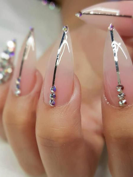 Stiletto Acrylic Nails