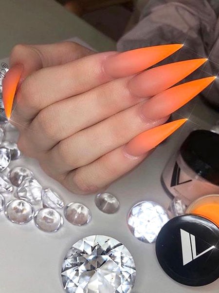 Summer Stiletto Nails