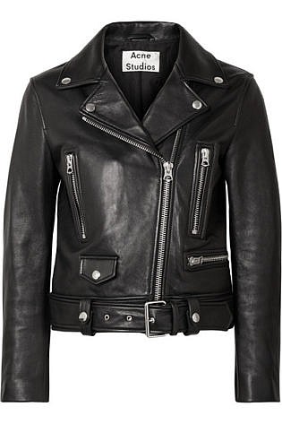 Fashion Jackets Leather Jackets ARMA Leather Jacket brown flecked casual look 