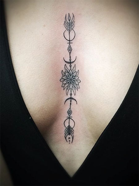 spider skull sternum tattooTikTok Search