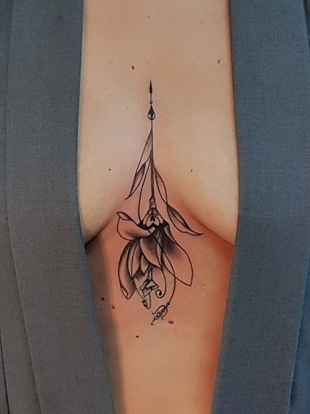 Spooky sternum tattootiktok fyp foryoupage perth tattoo battatto   TikTok