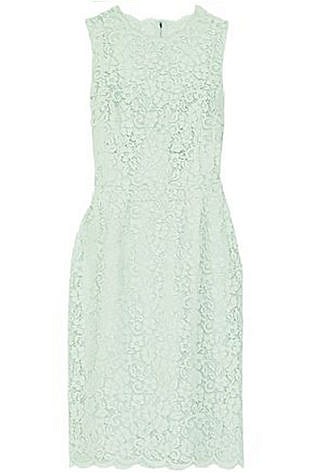 D&G Cotton Blend Corded Lace Dress