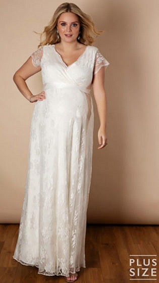 wedding dresses for over 50 plus size