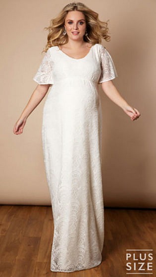 Edith Kimono Gown Plus Ivory Xpekgi