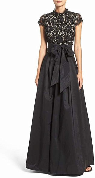 Eliza J Beaded Bodice Ballgown