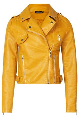 Faux Leather Biker Jacket