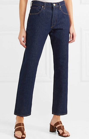 high rise white jeans