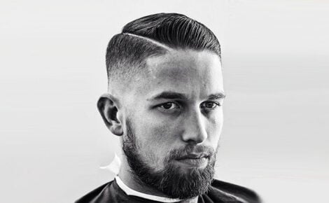 High Razor Fade + Short Comb Over