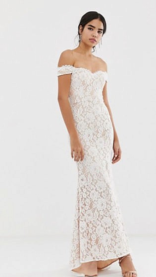 all lace wedding gown