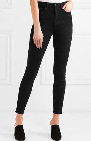 black high waisted jeans sale