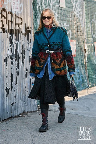 New York Fashion Week Aw Street Style Women 116