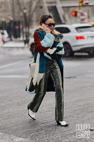 New York Fashion Week Aw Street Style Women 197