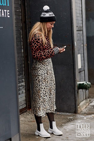 New York Fashion Week Aw Street Style Women 205