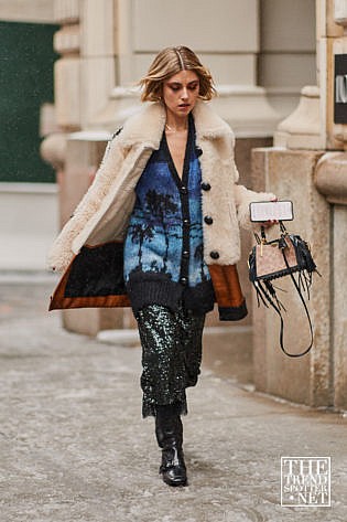 New York Fashion Week Aw Street Style Women 220