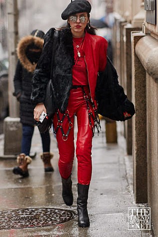 New York Fashion Week Aw Street Style Women 221