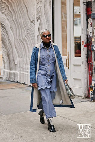New York Fashion Week Aw Street Style Women 34