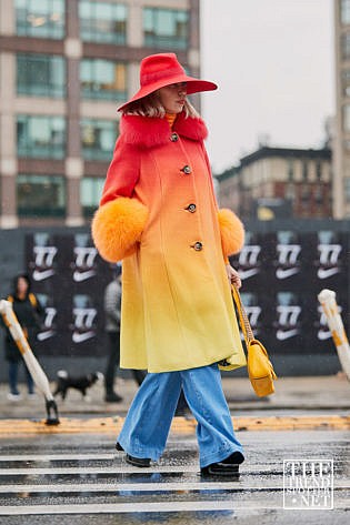 New York Fashion Week Aw Street Style Women 75