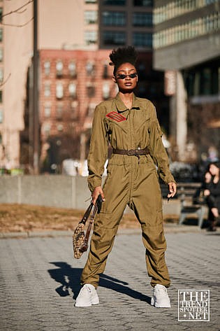 New York Fashion Week Aw Street Style Women 91