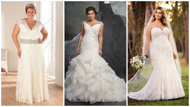 Plus Size Lace Wedding Dresses
