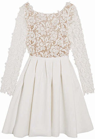 Rime Arodaky Clover Embroidered Tulle And Cady Mini Dress