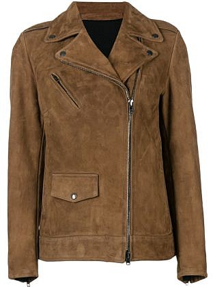 Salvatore Santoro Biker Jacket Brown