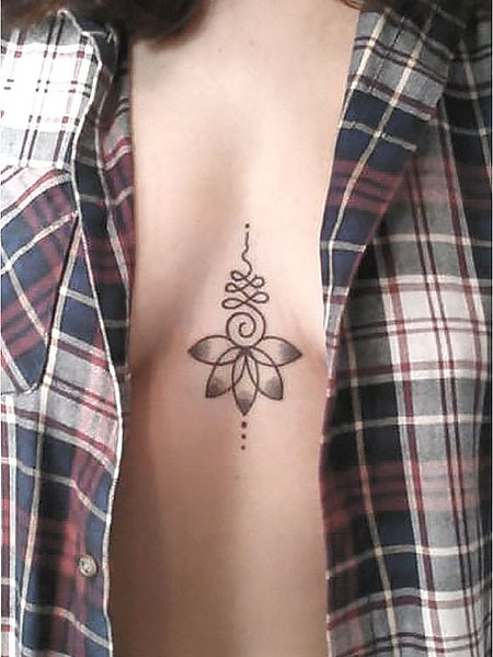 Simple Chest Tattoo