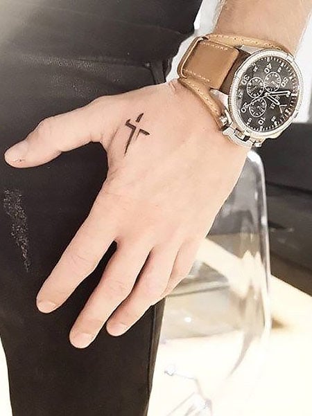 Small Cross Tattoo