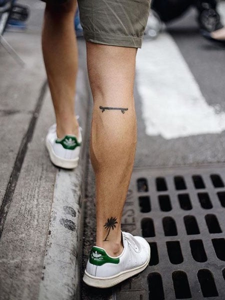 Small Leg Tattoo