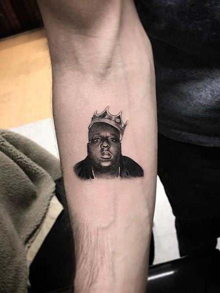 Small Portrait Tattoo