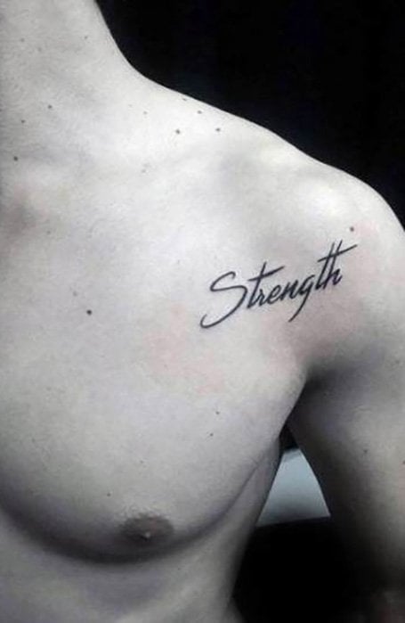 35 Unique Word Tattoos For Men