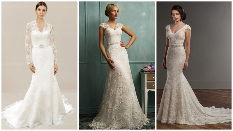 lace gowns for wedding