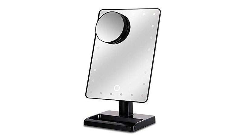 Waneway 12 Inch Screen Makeup Mirror With 24 Led Lights