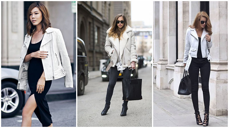 White Leather Jacket