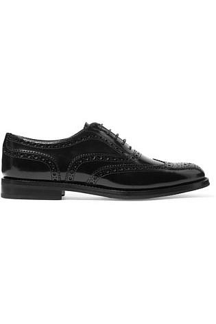 Burwood Glossed Leather Brogues