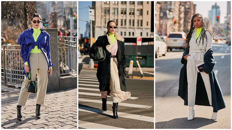 Neon Turtleneck