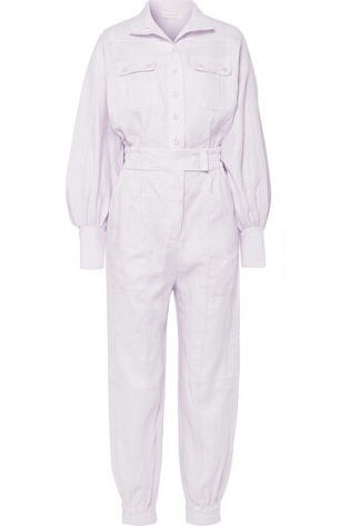 Zimmermann Ninety Six Racer Linen Jumpsuit