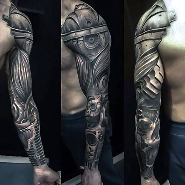 3d Sleeve Tattoo