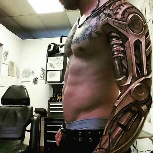 3d Sleeve Tattoo