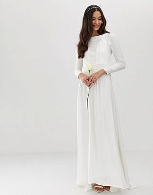 casual ivory wedding dress