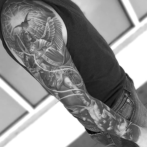 cyklus kobling bang 50 Coolest Sleeve Tattoos for Men in 2022 - The Trend Spotter