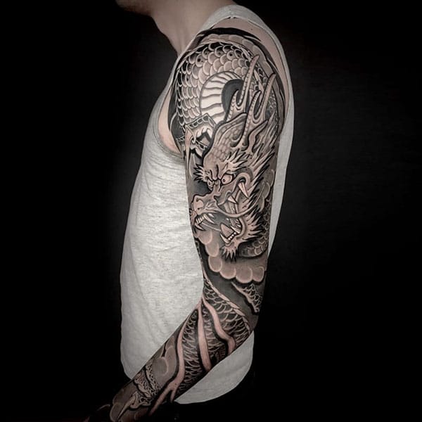 Dragon Sleeve Tattoo