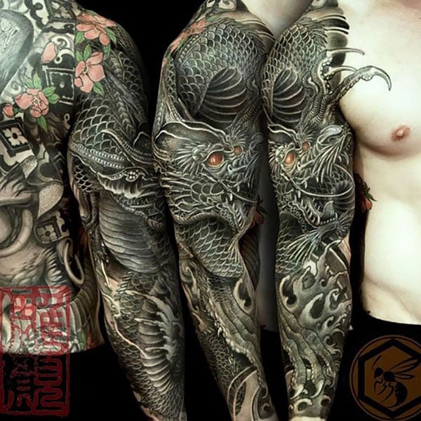 Dragon Sleeve Tattoo